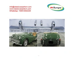 Triumph TR3A (1957-1962) bumpers by stainless steel  NEW