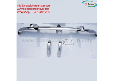 Triumph TR3A (1957-1962) bumpers by stainless steel  NEW - 3/4