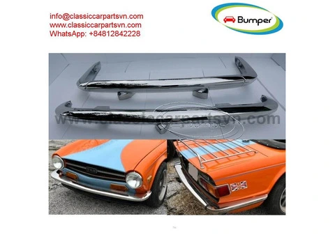 Triumph TR6 bumpers (1969-1974) by stainless steel - 1/4