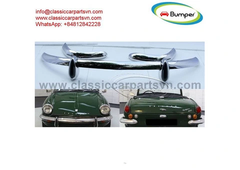 Triumph Spitfire MK3 (1967-1970) bumpers, and Triumph GT6 MK2 (1968-1970) bumpers - 1/4