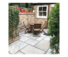 High-Quality Indian Sandstone Paving - Kandla Grey - 18mm - Patio Pack