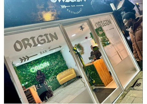 Worcester city Restaurant - ORIGIN Restaurant and Bar