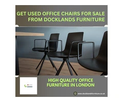 Get used office chairs for sale from Docklands Furniture