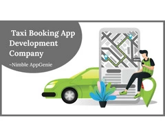 Taxi booking app development company- Nimble Appgenie