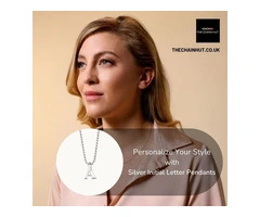 Silver Initial Necklace