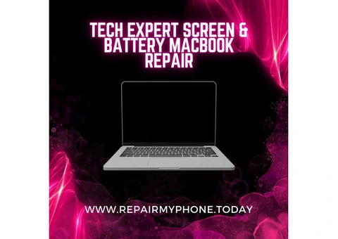 Tech Expert Screen & Battery MacBook Repair at Repair My Phone Today