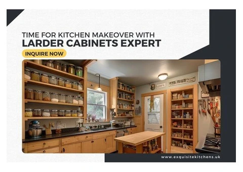 Effortless Organization: Up to 20% Off Larder Cabinets UK! Inquire Today.
