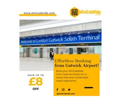 Gatwick Airport Taxi: Your MiniCabRide Solution
