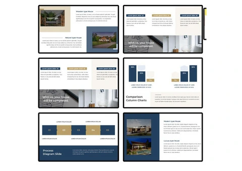 Pastoral house design Powerpoint presentation template - 2/3