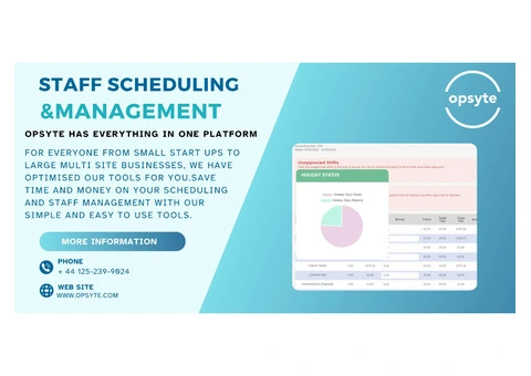 Efficient Scheduling - Best Pub Employee Scheduling Software by Opsyte!