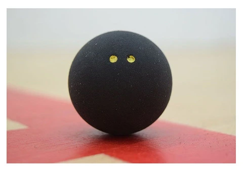 Customized printed squash balls for promotional events