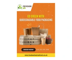 Go Green with Biodegradable food packaging