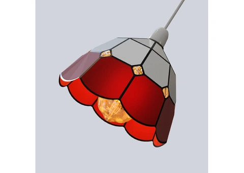 Tiffany Style Stained Glass Lamp Shade Fixtures - 1/12