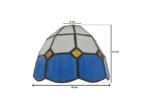 Tiffany Style Stained Glass Lamp Shade Fixtures - 2/12