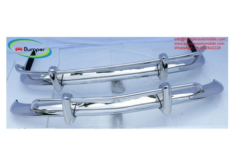 Volkswagen Karmann Ghia US type bumper (1967 - 1969) by stainless steel - 3/4