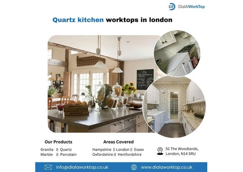 Quartz kitchen worktops in london