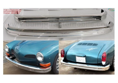 Volkswagen Karmann Ghia (1972-1974) bumpers by stainless steel - 1/4