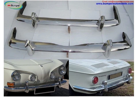 Volkswagen Type 34 bumper (1962-1965) by stainless steel - 3/4