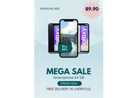 SAMSUNG A05 MOBILE PHONE WITH FREE DELIVERY - 1/9