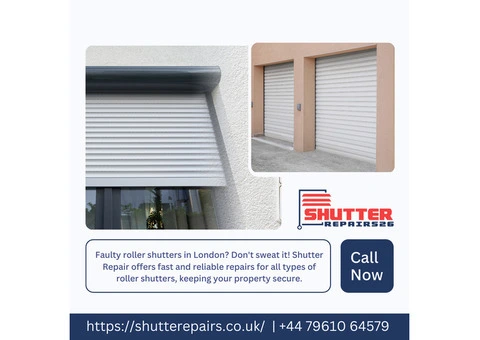 Professional Roller Shutter Repair& Installation Services in London