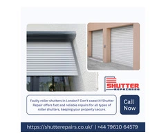 Professional Roller Shutter Repair& Installation Services in London