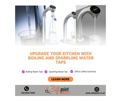 Upgrade Your Kitchen With Boiling And Sparkling Water Taps, Available Now At Cafe Point