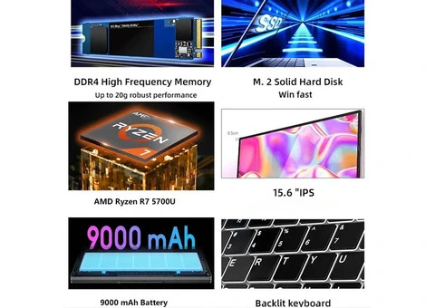 2024 AMD Laptops Gaming Office Business Notebooks - 3/5