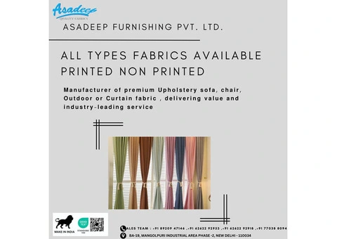 All Types Fabrics Available | For Sale Fabrics Printed And Non Printed Both - 1/6
