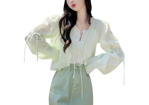 Damen-Strick-Cardigan für den Sommer,240508
