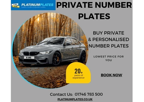 Buy Private Number Plates To Gift It To Your Loved Ones