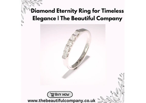 Diamond Eternity Ring | White Gold Vintage Eternal Beauty
