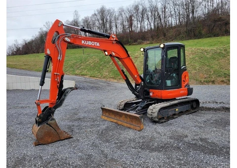 Kubota kx057-4 mini excavator - 4/13