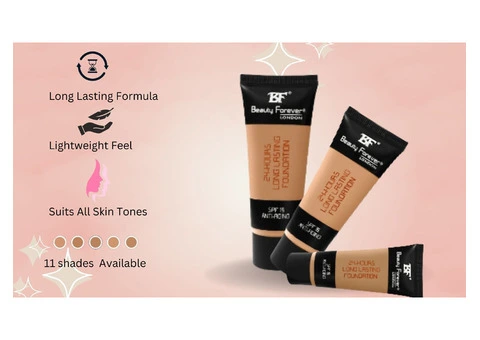 24 Hours Waterproof Long Lasting Tube Foundation - 4/5