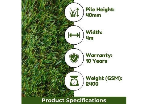 For Sale: Cordoba 40mm Artificial Grass - Premium Quality - 2/2