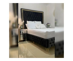 Elevate Your Sleep with High Headboard Ottoman Bed. shop now