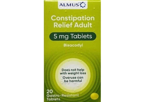 Almus Constipation Relief (Adult, 5mg) | Online4Pharmacy