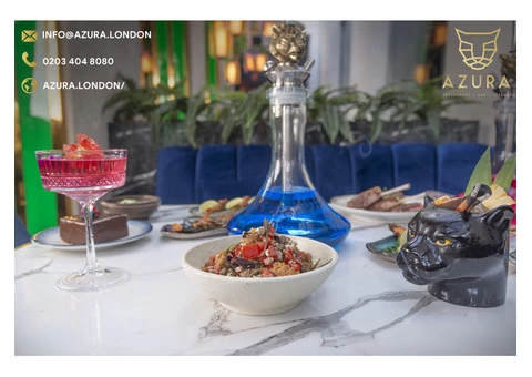 Restaurant and Cocktail Bars in London, Shisha Places