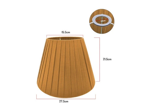 Fabric Coolie Modern Lamp Shade - 2/12