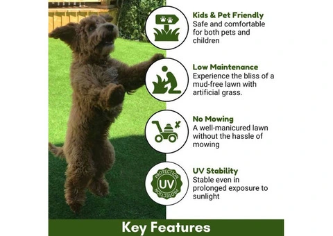 Pawsitively Perfect! Madidi 30mm Pet-Friendly Artificial Grass (8 Year Warranty) - 2/2