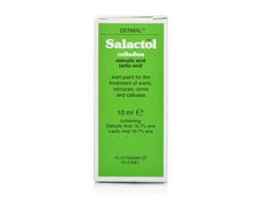 Dermal Salactol Collodion Salicylic Acid Lactic Acid Wart Pain 10ML