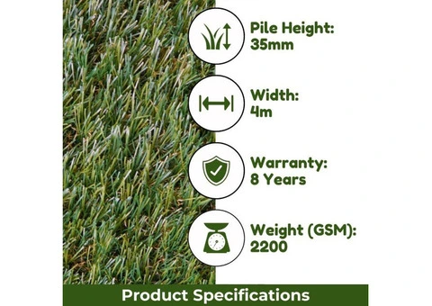 Elevate Your Garden with Seville 35mm Artificial Grass - 2/2
