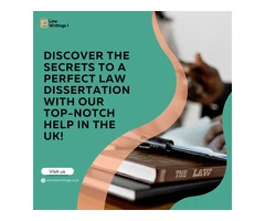 Get An A+ With Our Law Dissertation Help in the UK
