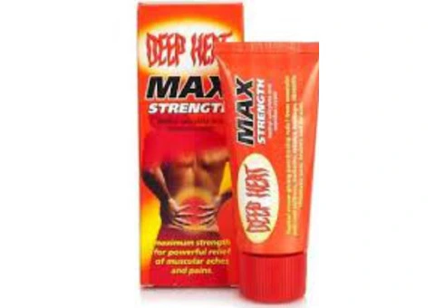 Deep Heat Max Strength Rub 35g | Pain Relief | Online4Pharmacy