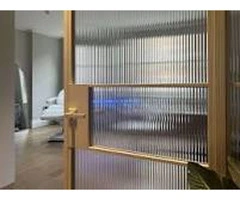 Transform Your Spaces in Style with Reeded Glass Film
