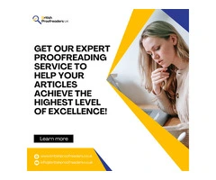 Elevate your articles from good to great with our meticulous proofreading service