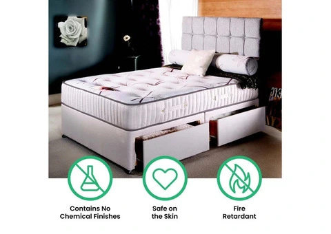 California Premium Quality Crafted Hybrid Medium Firm Mattress - 3/4