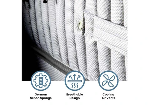 California Premium Quality Crafted Hybrid Medium Firm Mattress - 4/4