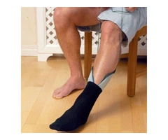 Using a sock Aid  helps a person to get dressed easily.
