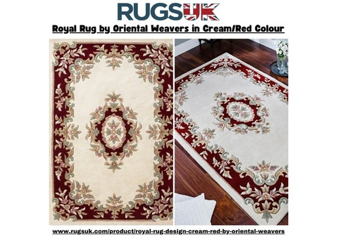 Royal Rug by Oriental Weavers in Cream/Red Colour