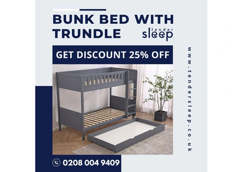 The Trundle Bunk Bed Combo. shop now 25% off